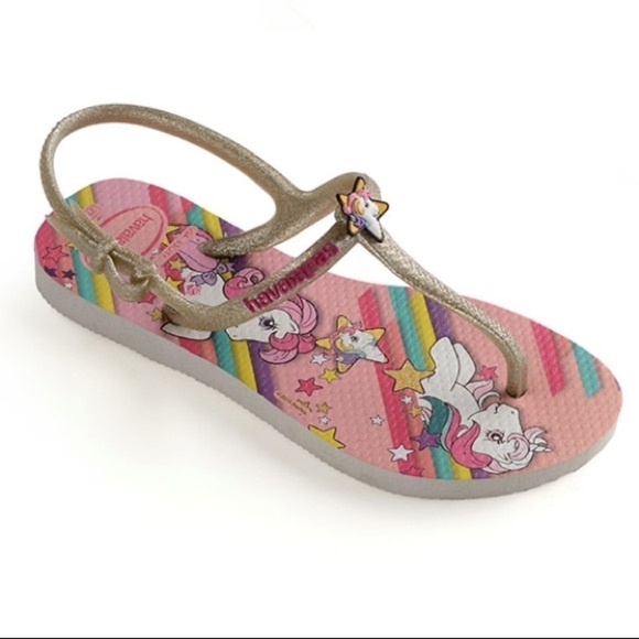 Havaianas Freedom My Little Pony Sandals Size 3/4Y NWT - Picture 2 of 9
